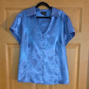Lane Bryant‎ Shimmering Blue Blouse